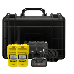 GME TX6165 YELLOW UHF CB TWIN PACK